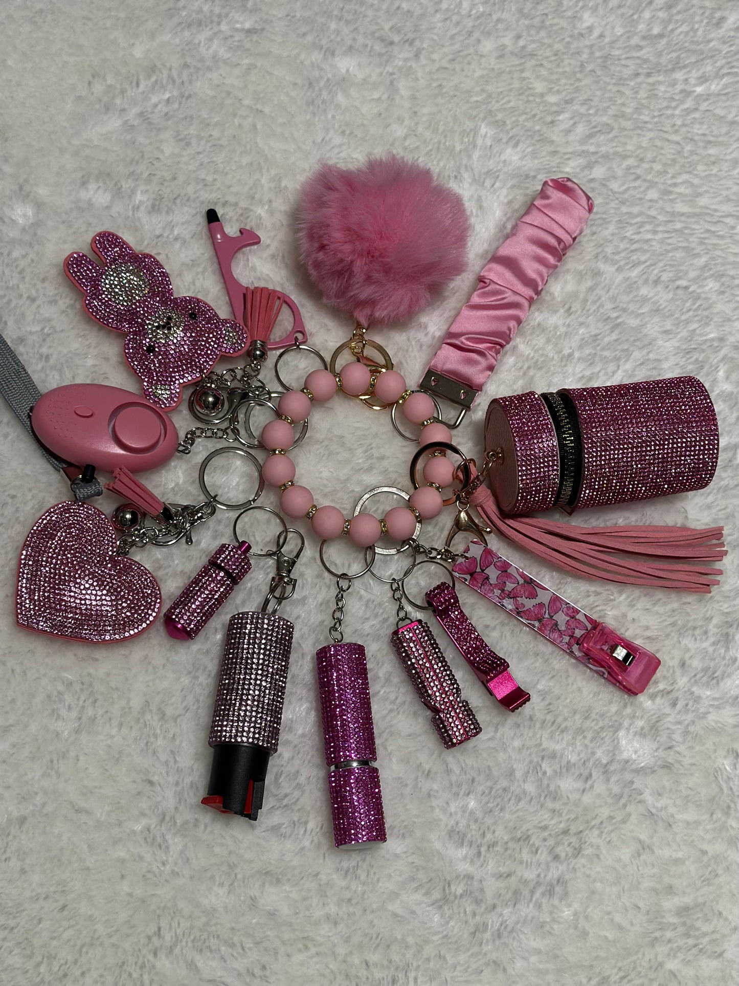 Pretty in Bling Keychain Sets 14pcs (Different Styles)