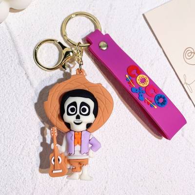Coco 3D PVC Keychains.