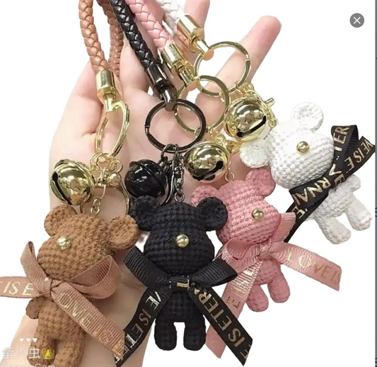 Resin Bear Eternal Keychain (Assorted Colors) Perfect for Gifting!!!