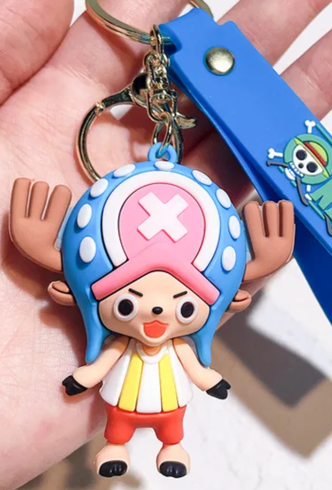 One Piece Anime PVC Keychain Assorted Styles. Perfect for Gift!!!