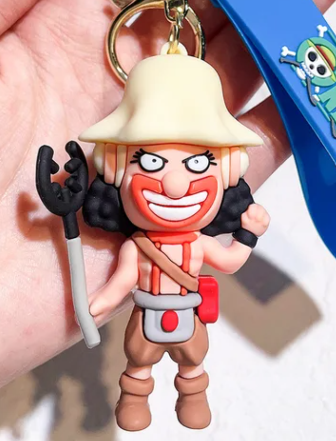 One Piece Anime PVC Keychain Assorted Styles. Perfect for Gift!!!