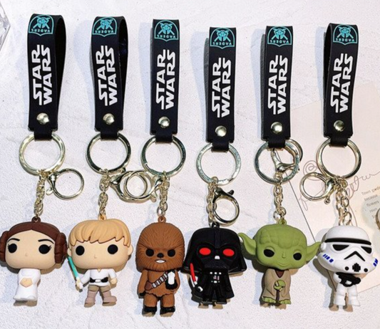 Star Wars PVC Keychains (Assorted Characters)