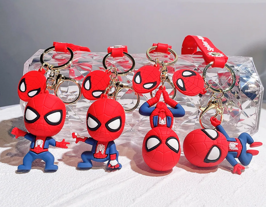 Spider Man 3D PVC Keychain