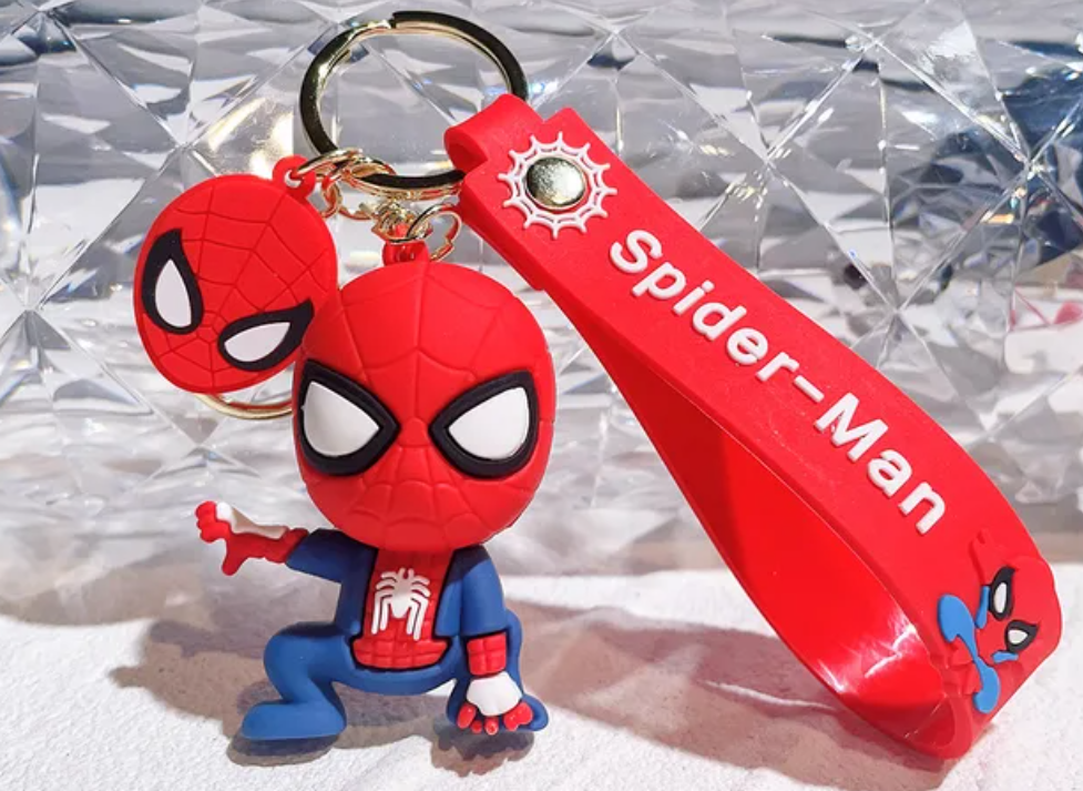 Spider Man 3D PVC Keychain