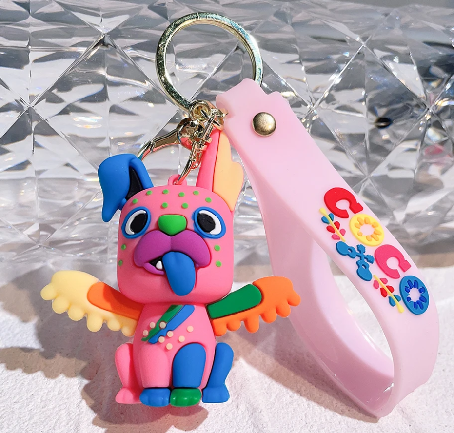 Coco 3D PVC Keychains.