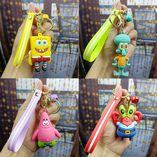 Sponge Bob & Friends Keychain for Women, Men, Kids Backpack Perfect Gift