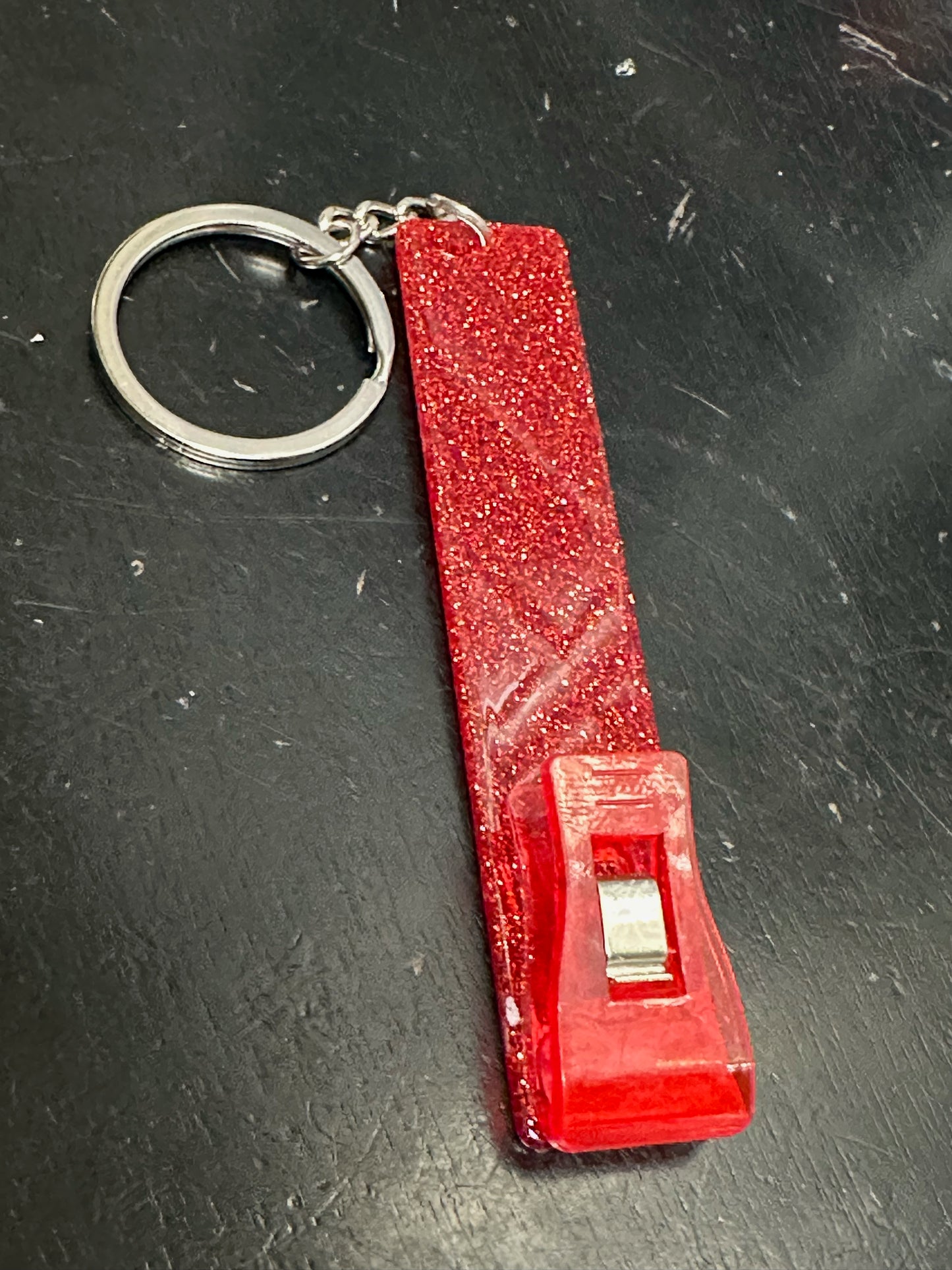 Acrylic Card Grabber Keychain for Long Nails, Debit Bank Card Grabber