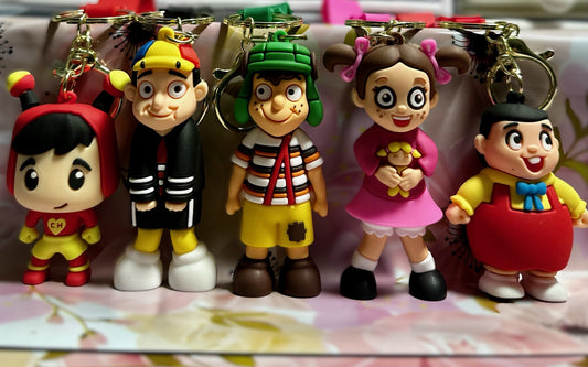 El Chavo Del Ocho and Friends 3D Figure Keychains